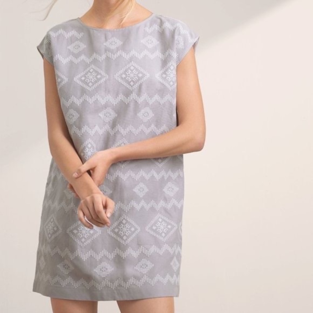 Aritzia Wilfred Blondelle Linen Blend Dress